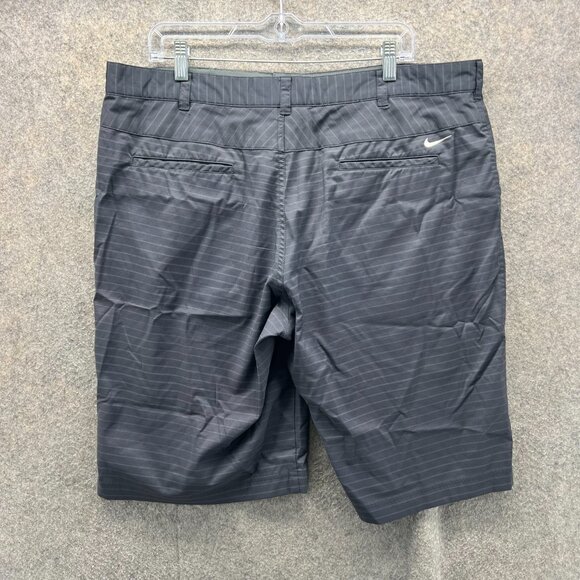 Nike Shorts Mens 36 Gray Chino Flat Front Dri Fit Tour Performance Golf Golfer - Picture 2 of 10